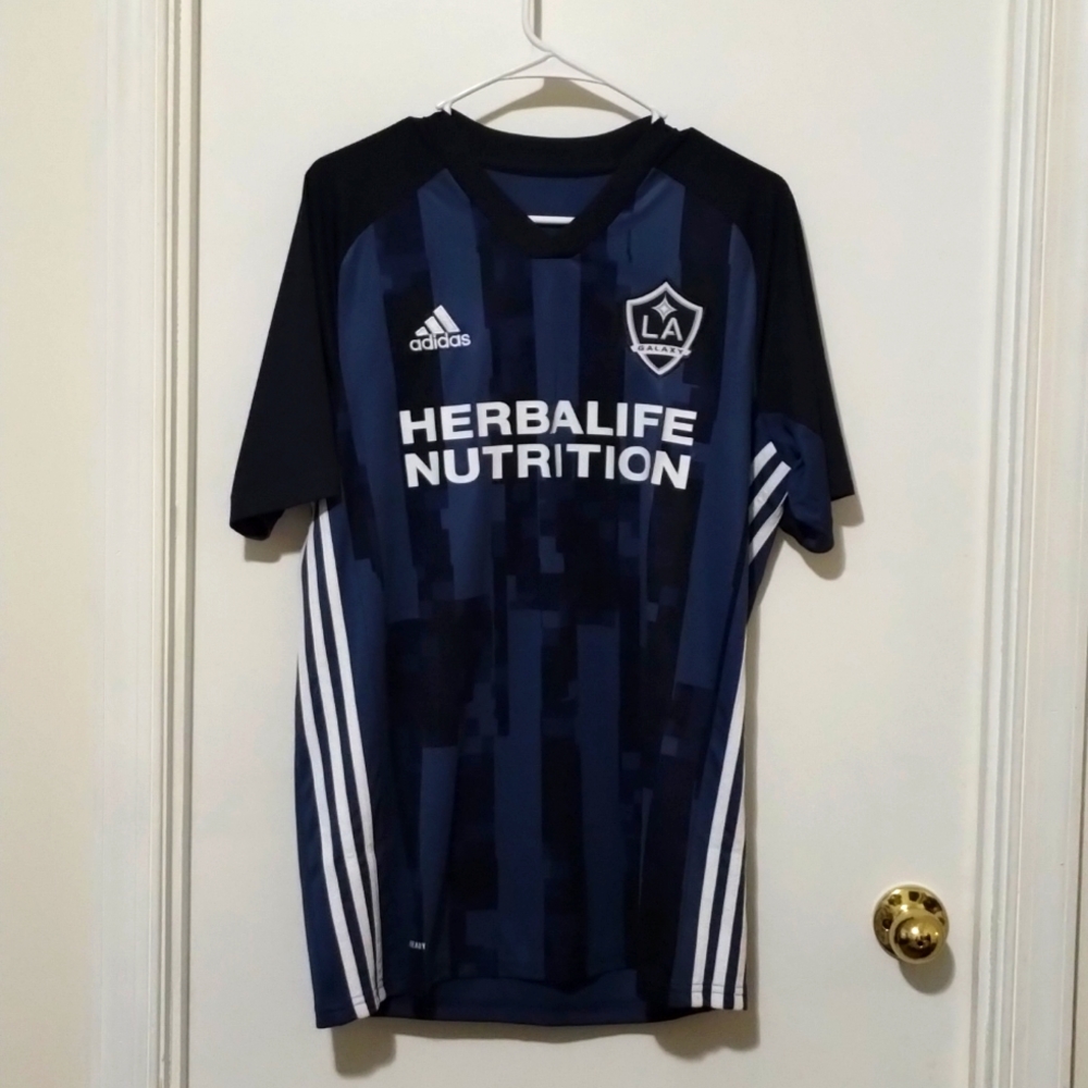 LA Galaxy Adidas aero ready rep jersey